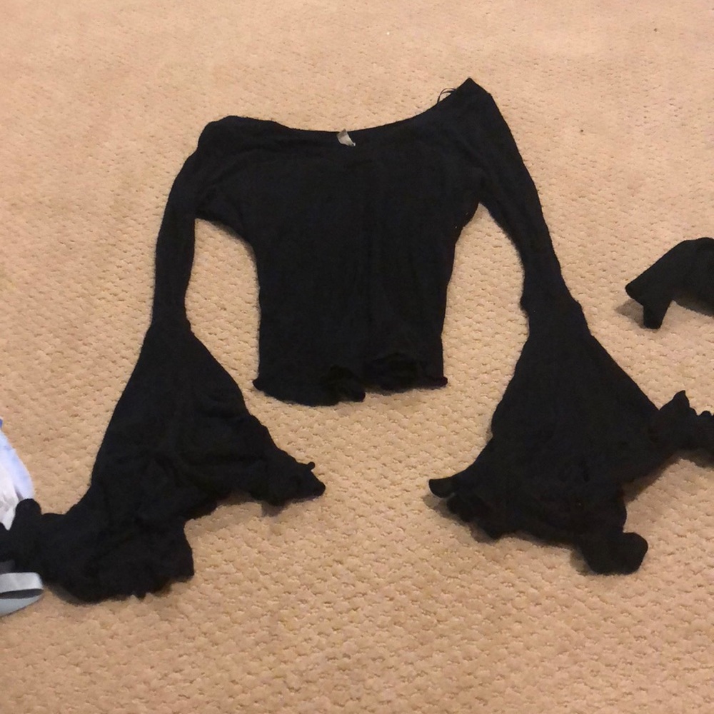 Black long sleeve sweater